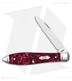 Case Cutlery Tear Drop Knife Burgundy Kiriniteâ¢ (TB101028 SS) 23182