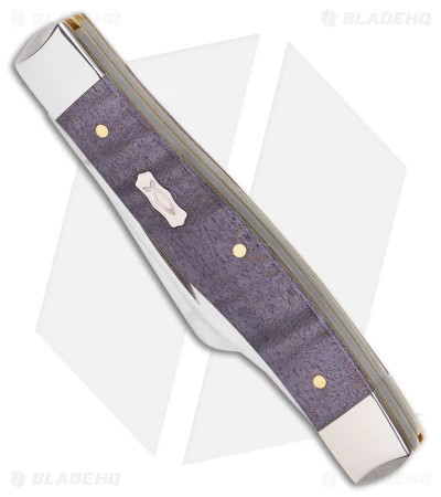 Case Cutlery Medium Stockman Knife 3.6" Smooth Purple Curly Maple (73032 SS) 2 Case Cutlery Medium Stockman Knife 3.6" Smooth Purple Curly Maple (73032 SS) - Image 2