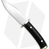 CIVIVI Teton Tickler Clip Point Fixed Blade Knife Black G-10 (5.4" Satin)