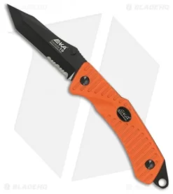 EKA Swede T9 Manual Knife Orange G-10 (3.5" Black) 734201