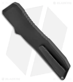 EOS Harpoon OTF Auto Dagger Knife Black Al/Ti (3.75" Pink/Satin 20CV) -Knives And Tools EOS Harpoon OTF Auto Black Pink BHQ 169133 jr side