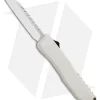 EOS Harpoon OTF Auto Dagger Knife White Stormtrooper Al/Ti (3.75" White/Satin)