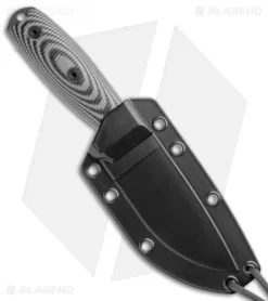 ESEE Knives ESEE-3PMB-002 Fixed Blade Knife Gray/Black G-10 (3.88" Black) -Knives And Tools ESEE Knives ESEE 3PMB 002 Gray Black G 10 Black BHQ 105742 jr sheath