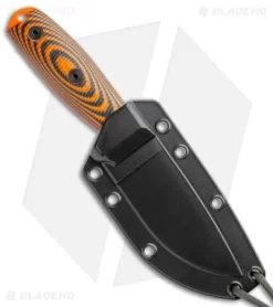 ESEE Knives ESEE-3PMOR-006 Fixed Blade Knife Orange/Black G-10 (3.9" Orange) -Knives And Tools ESEE Knives ESEE 3PMOR 006 Orange Black G 10 Orange BHQ 105766 jr sheath