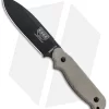 ESEE Laser Strike Knife Fixed Survival Blade W/ Fire Starter (5" Black) LS-P