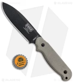 ESEE Laser Strike Knife Fixed Survival Blade W/ Fire Starter (5" Black) LS-P -Knives And Tools ESEE Laser Strike Survival Blade Fire Starter Black ESEE LS P E BHQ 9428 jr bottlecap