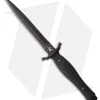 Fox Knives Bellum Daga Fixed Blade Knife Black G-10 (6.75 Black)