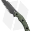 Fox Knives Defcon 5 Lycosa Sheepsfoot Fixed Blade Knife OD Green (4.25" Blk SW)