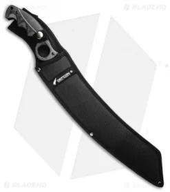 Fox Knives Defcon 5 Tango Machete Fixed Blade Knife (14" Black) D5-K013 -Knives And Tools Fox Knives Defcon 5 Tango Machete Fixed Blade Knife 14 Black D5 K013 BHQ 100762 LS Sheath