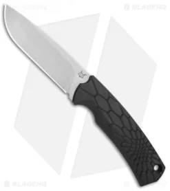 Fox Knives Vox Core Fixed Blade Knife Black (4.4" Stonewash)