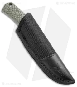 Fox Knives Vox Core Fixed Blade Knife OD Green (4.4" Stonewash) -Knives And Tools Fox Knives Vox Core OD Green SW 02FX736 BHQ 105753 jr sheath