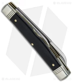 GEC #13 Northfield UN-X-LD Speaker Jack Pocket Knife 3.6" Gabon Ebony 133217 -Knives And Tools GEC 13 Tidioute Cutlery Speaker Jack Gabon Ebony 133217 BHQ 78005 jr side