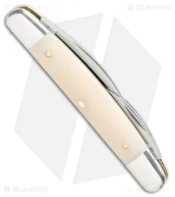 GEC #62 Tidioute Cutlery Pocket Carver Smooth White Bone -Knives And Tools GEC 62 Tidioute Cutlery Pocket Carver Smooth White Bone BHQ 109187 jr side