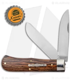 GEC Slip Joint Knife Mexican Bocote Wood (3" Satin) 735221 -Knives And Tools GEC SJ Mexican Bocote Wood Satin BHQ 136177 jr bottlecap