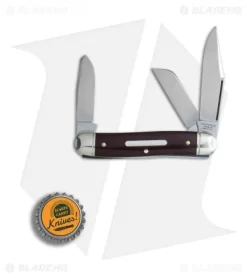 GEC #66 Northfield UN-X-LD Calf Roper Pocket Knife 3.3" Gabon Ebony 661317 -Knives And Tools GEC Tidioute Cutlery Calf Roper Gabon Ebony BHQ 76213 er bottlecap