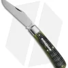 GEC #74 Tidioute Stallion Pocket Knife 4.0" Spring Green Jigged Bone