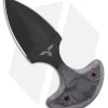 GTI Push Dagger Knife Gray Micarta (2.6" Black)