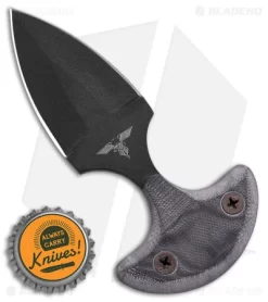 GTI Push Dagger Knife Gray Micarta (2.6" Black) -Knives And Tools GTI Push Dagger Gray Micarta Black BHQ 158120 jr bottlecap