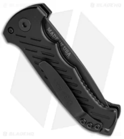 Gerber Auto 06 Automatic Knife Black Aluminum (3.6" Black) -Knives And Tools Gerber 06 Auto Black G 10 Black Aluminum 30 001295 BHQ 51697 jr side