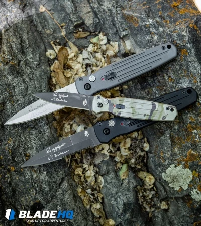 Gerber Auto Covert Automatic Knife (3.8" S30V Black Serr) 30-000137 5 Gerber Auto Covert Automatic Knife (3.8" S30V Black Serr) 30-000137 - Image 5