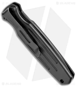 Gerber Auto Mini Covert Automatic Knife Black (2.8" Black) 30-001394 -Knives And Tools Gerber Auto Mini Covert Black Black 30 001394 BHQ 67402 jr side