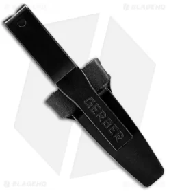 Gerber CrossRiver Fixed Blade Knife Blue Polymer (3" Satin) -Knives And Tools Gerber CrossRiver Blue Polymer Satin BHQ 95313 jr sheath 2