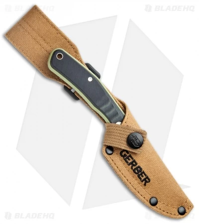 Gerber Downwind Caper Fixed Blade Knife Flat Sage Green (3.5" Satin) 30-001821 3 Gerber Downwind Caper Fixed Blade Knife Flat Sage Green (3.5" Satin) 30-001821 - Image 3