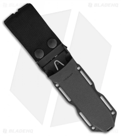 Hogue EX-F02 Clip Point Fixed Blade OD Green Polymer/Rubber (4.5" Stonewash) 2 Hogue EX-F02 Clip Point Fixed Blade OD Green Polymer/Rubber (4.5" Stonewash) - Image 2