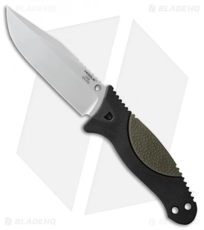 Hogue EX-F02 Clip Point Fixed Blade OD Green Polymer/Rubber (4.5" Stonewash) 1 Hogue EX-F02 Clip Point Fixed Blade OD Green Polymer/Rubber (4.5" Stonewash)