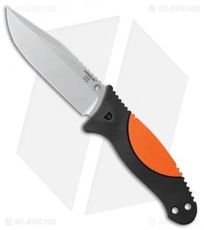 Hogue EX-F02 Clip Point Fixed Blade Orange Polymer/Rubber (4.5" Stonewash) 35274 1 Hogue EX-F02 Clip Point Fixed Blade Orange Polymer/Rubber (4.5" Stonewash) 35274