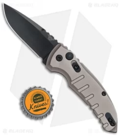 Hogue Knives A01 Microswitch Automatic Knife Flat Dark Earth (2.6" Black) 24117 -Knives And Tools Hogue Knives A01 Microswitch Auto Flat Dark Black 24117 BHQ 78510 jr bottlecap