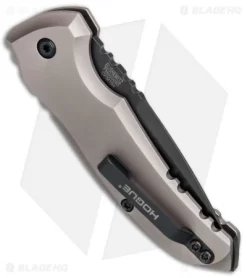 Hogue Knives A01 Microswitch Automatic Knife Flat Dark Earth (2.6" Black) 24117 -Knives And Tools Hogue Knives A01 Microswitch Auto Flat Dark Black 24117 BHQ 78510 jr side