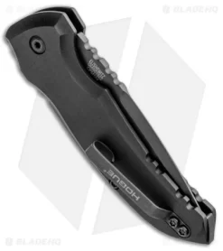 Hogue Knives A01 Microswitch Automatic Knife Black (2.6" Black) 24116 -Knives And Tools Hogue Knives A01 Microswitch Black Black 24116 BHQ 94205 jr side 1