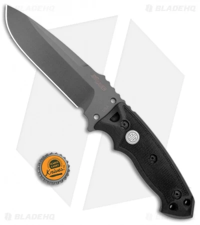 Hogue Knives EX-F01 Tactical Fixed Blade Knife Black G-10 Sig (5.5" Gray) 4 Hogue Knives EX-F01 Tactical Fixed Blade Knife Black G-10 Sig (5.5" Gray) - Image 4