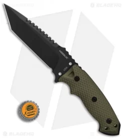 Hogue Knives EX-F01 Tactical Tanto Fixed Blade OD Green G-10 (5.5" Black) 35128 -Knives And Tools Hogue Knives EX F01 Tactical Tanto OD Green G10 black BHQ 82431 er bottlecap