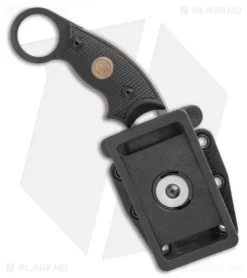 Hogue Knives EX-F03 Hawkbill Karambit Knife Tactical Black (2.25" FDE) 37320 -Knives And Tools Hogue Knives EX F03 Hawkbill Karambit Knife Emperor Scorpion 2.25 FDE 37320 BHQ 118613 LS Sheath