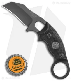 Hogue Knives EX-F03 Hawkbill Karambit Knife Tactical Black (2.25" Grey) 37322 -Knives And Tools Hogue Knives EX F03 Hawkbill Karambit Knife Tactical 2.25 Grey 37322 BHQ 118615 LS Bottlecap
