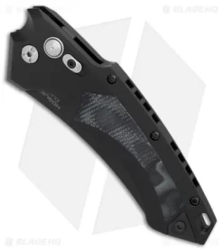 Hogue Knives EX-A05 Wharncliffe Automatic Knife Black G-Mascus (4" Black) -Knives And Tools Hogue Knives X A05 Wharncliffe black G mascus black BHQ 76671 er spine