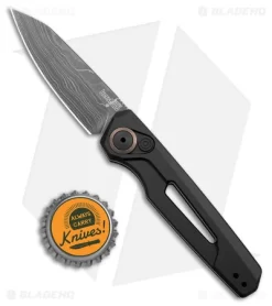 Kershaw Auto Launch 11 Black Aluminum Automatic Knife (2.75" Damascus) 7550DAM -Knives And Tools Kershaw Auto Launch 11 Black Aluminum Damascus BHQ 175624 jr bottlecap