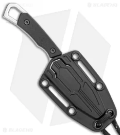 Kershaw Brace Neck Knife Fixed Blade (2" Stonewash) 2085 -Knives And Tools Kershaw Brace Neck Knife Fixed Blade SW 2085 BHQ 120531 jr sheath