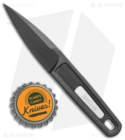 Kershaw Electron Dagger Fixed Blade Knife Black GFN (2.4" Black GFN) 1396 -Knives And Tools Kershaw Electron Dagger Fixed Blade Black GFN Black BHQ 139788 jr bottlecap