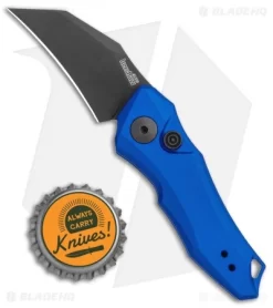Kershaw Launch 10 Automatic Knife Blue (1.9" Stonewash) 7350BLUBLK -Knives And Tools Kershaw Launch 10 Auto Blue SW KER7350BLUBLK BHQ 115104 jr bottlecap