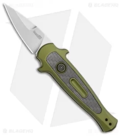 Kershaw Launch 12CA Legal Stiletto Automatic Knife OD Green (1.9" SW)