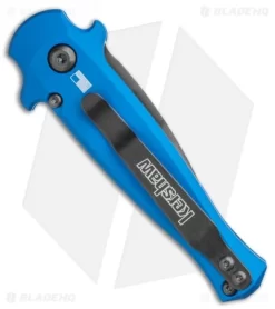 Kershaw Launch 12 CA Legal Mini Stiletto Automatic Knife Blue (1.9" Black) -Knives And Tools Kershaw Launch 12 Mini Stiletto Automatic Knife Blue 2.5 Black 7130BLUBLK BHQ 117930 LS Side