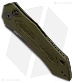Kershaw Launch 6 Automatic Knife OD Green (3.75" Black) 7800OLBLK 6 Kershaw Launch 6 Automatic Knife OD Green (3.75" Black) 7800OLBLK -Knives And Tools Kershaw Launch 6 Olive Black BHQ 89519 er spine