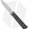 Kershaw Lucha Balisong Butterfly Knife Black (4.5" Stonewash) 5150BLK