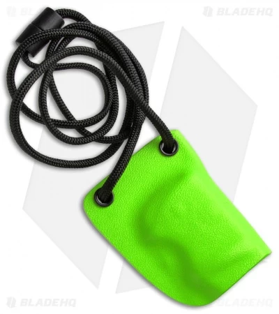 Linos Kydex Sheath For Boker Kalashnikov W/ Neck Cord - Neon Green 2 Linos Kydex Sheath For Boker Kalashnikov W/ Neck Cord - Neon Green - Image 2