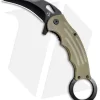 Mantis Karambit Spring Assisted Knife Tan G-10 (2.75" Black)