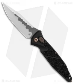 Marfione Custom Socom Elite Automatic Knife W/ Stingray Skin (4" Satin)