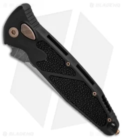 Marfione Custom Socom Elite Automatic Knife W/ Stingray Skin (4" Satin) 6 Marfione Custom Socom Elite Automatic Knife W/ Stingray Skin (4" Satin) -Knives And Tools Marfione Custom Socom Elite Stingray Skin Two Tone DLC BHQ 89393 er spine